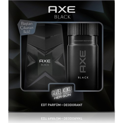 Axe Black Edt 100 Ml Erkek Parfümü + 150 Ml Deodorant Set