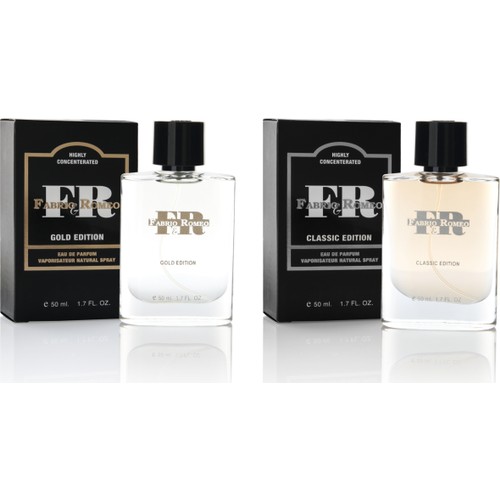 Fabrıo&Romeo Classıc 50Ml+Gold 50Ml Çekici Edp Erkek Parfüm Set
