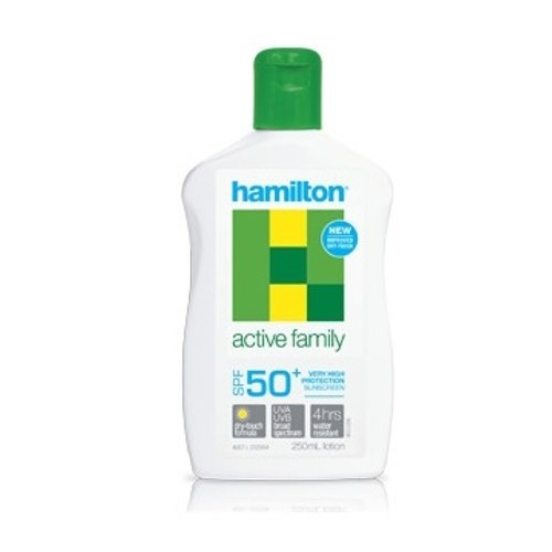 Hamilton Active Family Lotion SPF 50+ 250 ml - Tüm Aileniz İçin Güneş Koruyucu Losyon