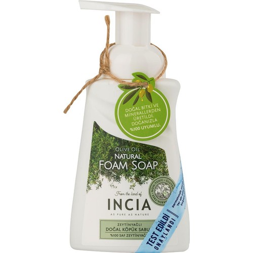 Incia Olive Oil Natural Foam Soap 200ml