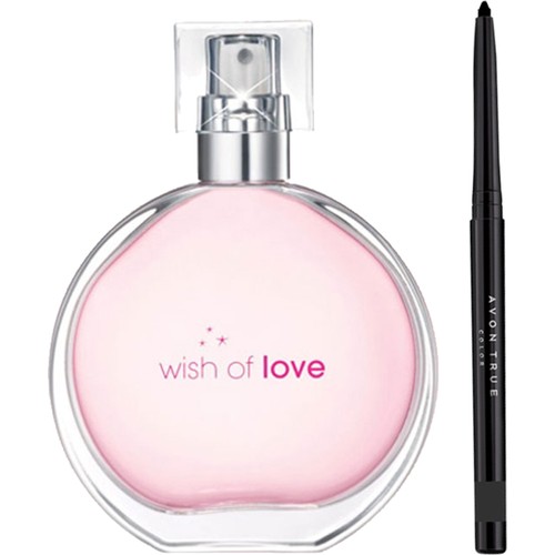 Avon Wish Of Love 50 Ml Edt + Glimmerstick Açılıp Kapanabilen Göz Kalemi