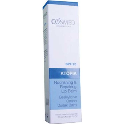 Cosmed Atopia Nourishing & Repairing Lip Balm Spf20 20Ml - Dudak Balmı