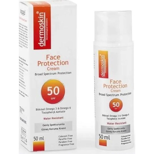 Dermoskin Face Protection Cream SPF50 50ML Güneş Koruma Kremi